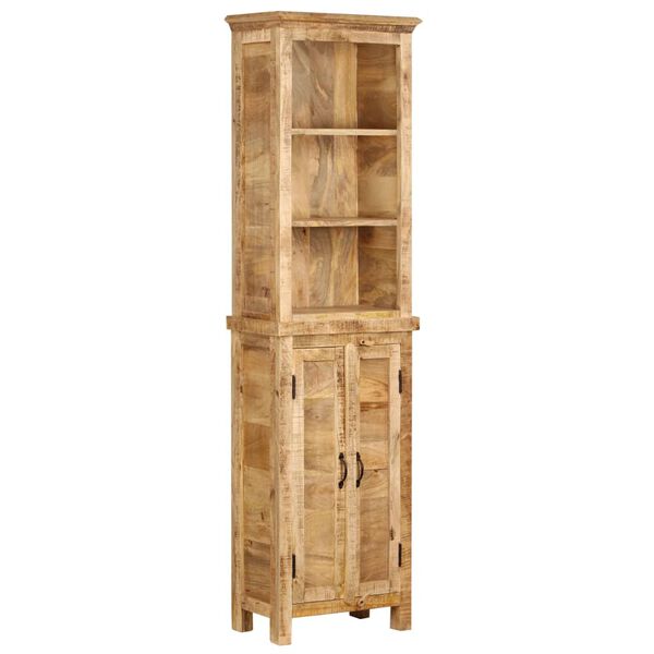 Bibliothèque Rustique à Portes Basses en bois de manguier – photo 2
