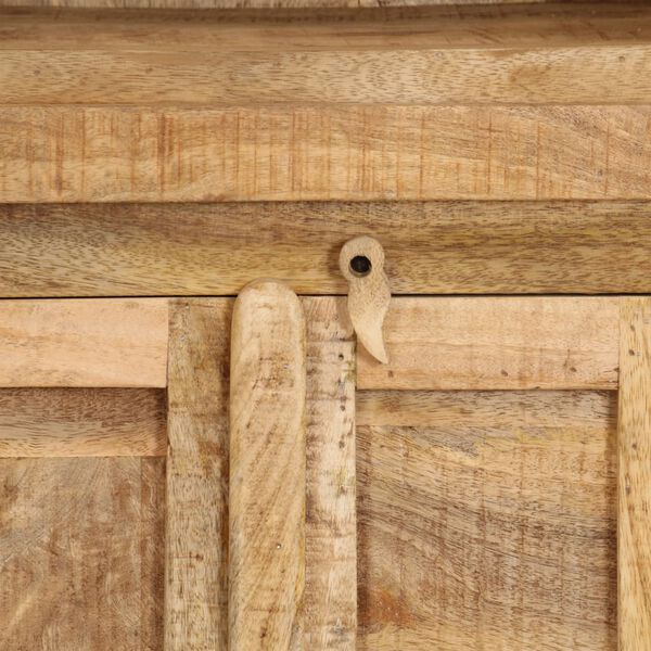 Bibliothèque Rustique à Portes Basses en bois de manguier – photo 12