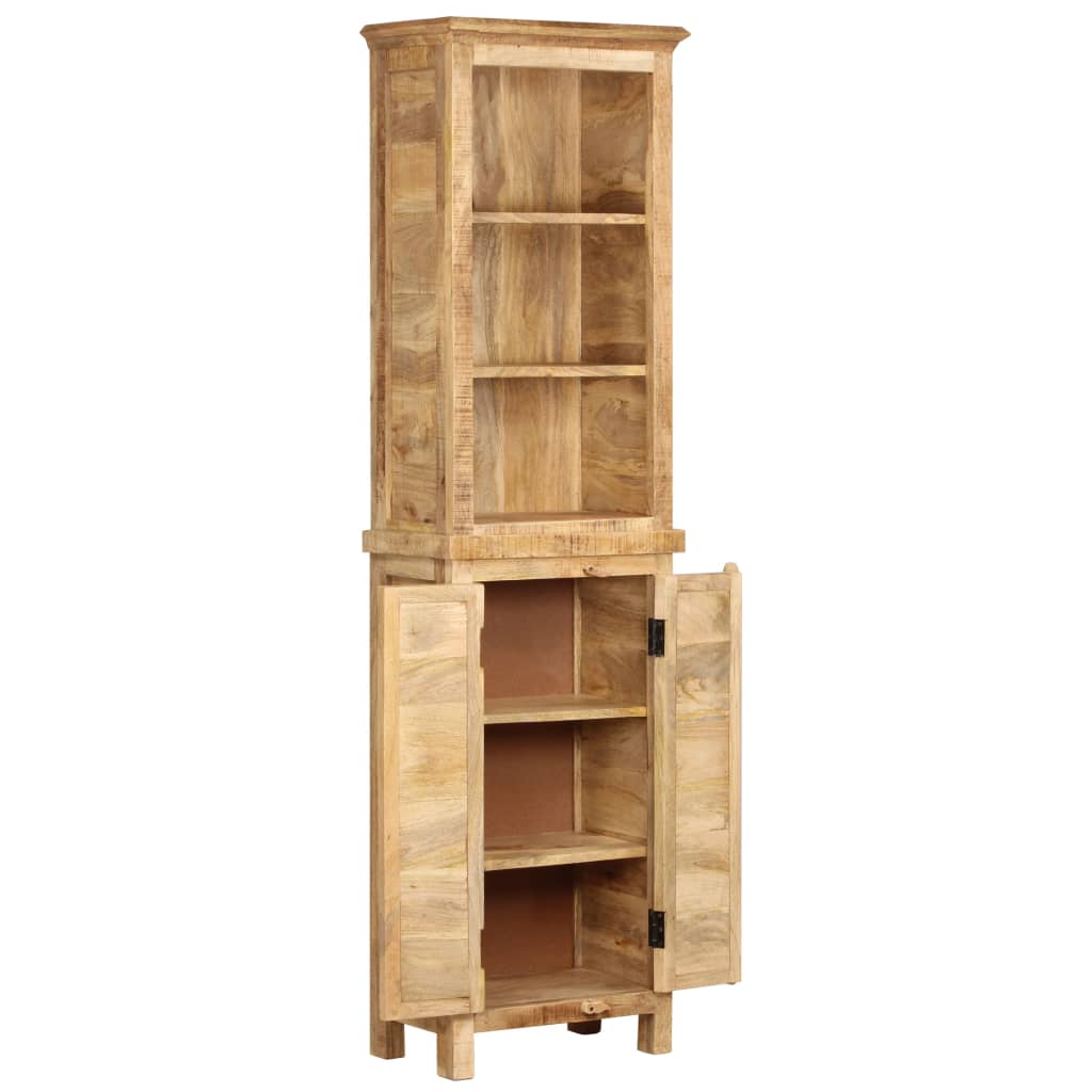 Bibliothèque Rustique à Portes Basses en bois de manguier – photo 6