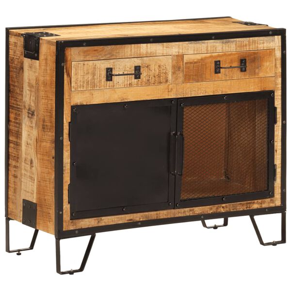 Buffet Atelier à Porte Grillagée en bois de manguier – photo 2