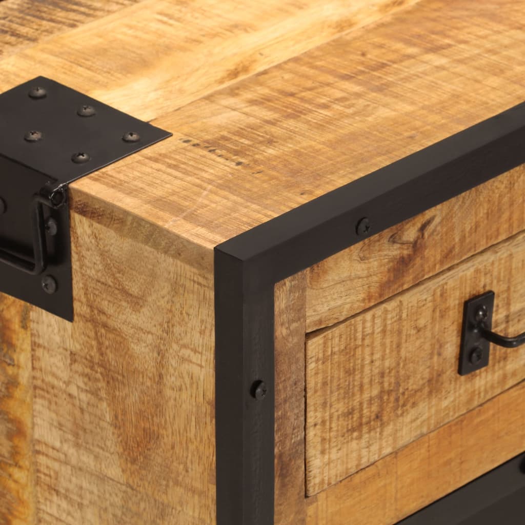 Buffet Atelier à Porte Grillagée en bois de manguier – photo 9