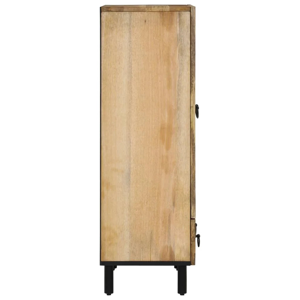 Buffet Haut Entièrement Sculpté à la main en bois de manguier – photo 6