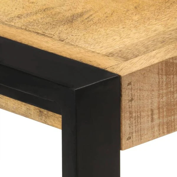 Console 3 Portes à Étagère Haute en bois de manguier – photo 10