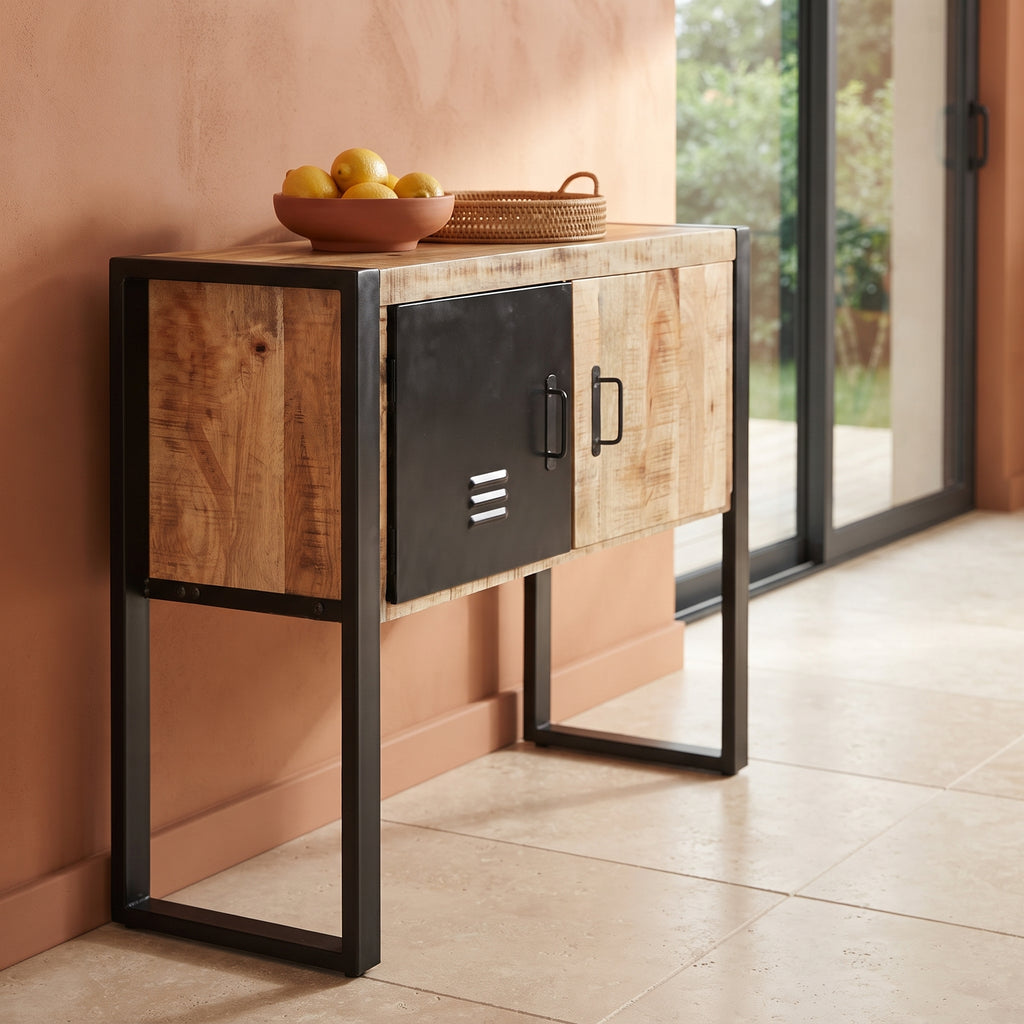 Console à Porte Casier en bois de manguier – photo 9