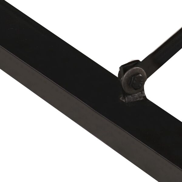 Grande table basse en manguier – Noir – 180 x 90 x 40 cm