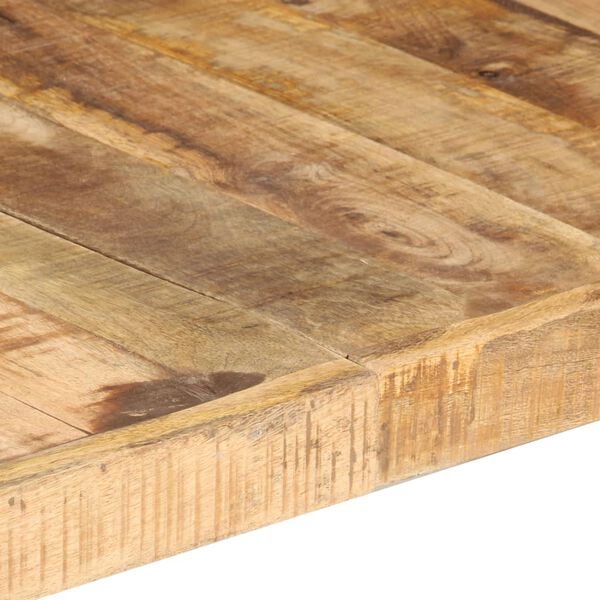 Grande table basse en manguier – Gris – 120 x 120 x 40 cm