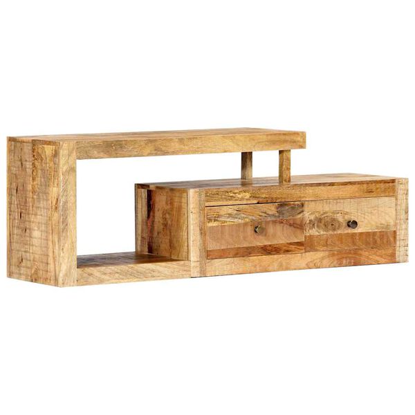 Meuble TV Asymétrique en bois de manguier – photo 2