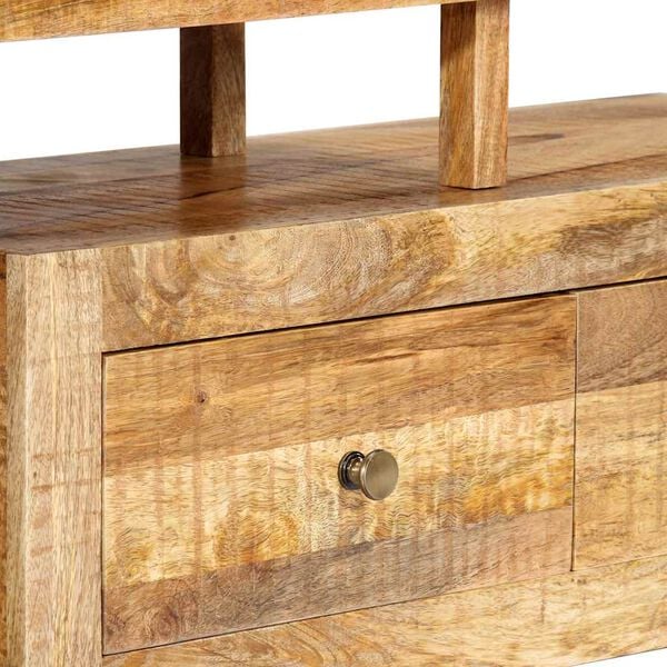 Meuble TV Asymétrique en bois de manguier – photo 4
