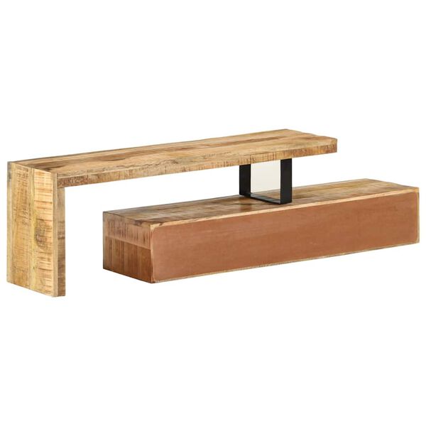 Meuble TV à Plateau Surélevé en bois de manguier – photo 6