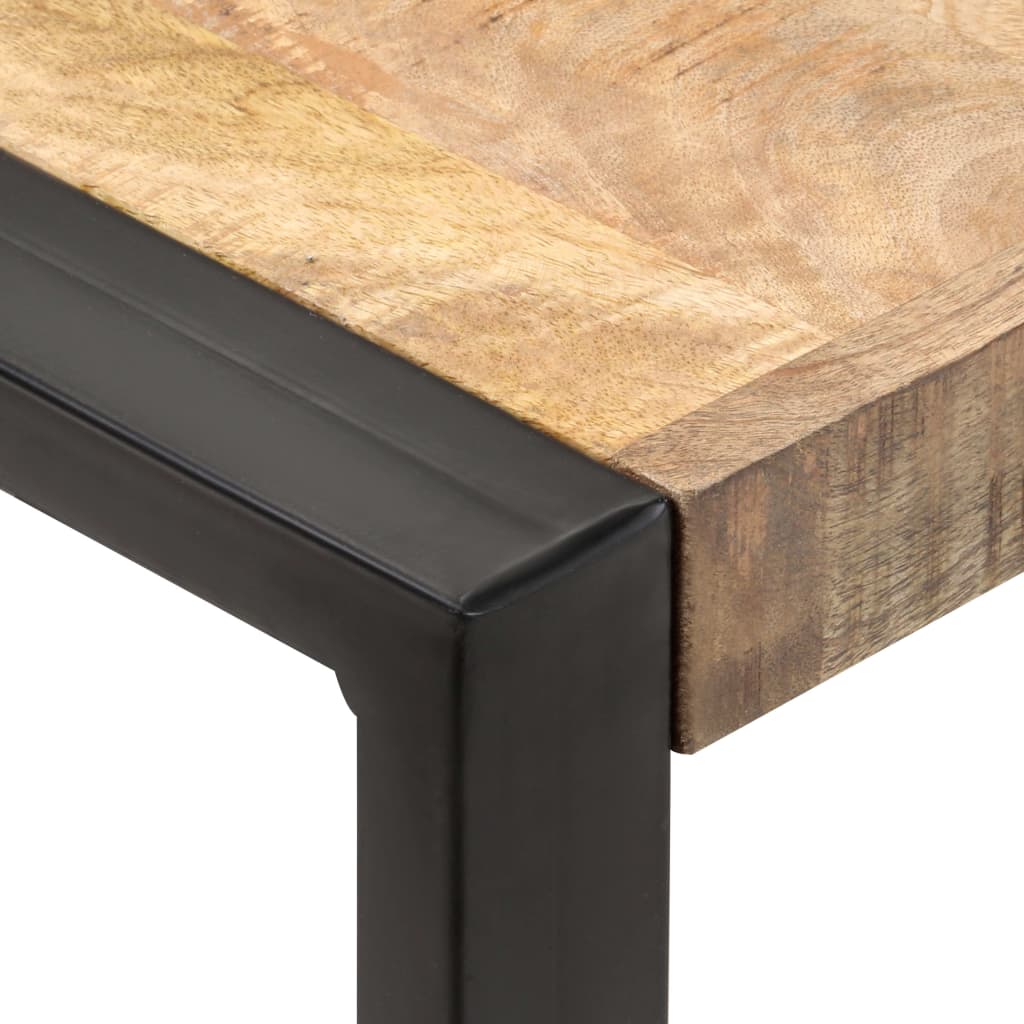 Table carrée en manguier – Noir – 60 x 60 x 75 cm