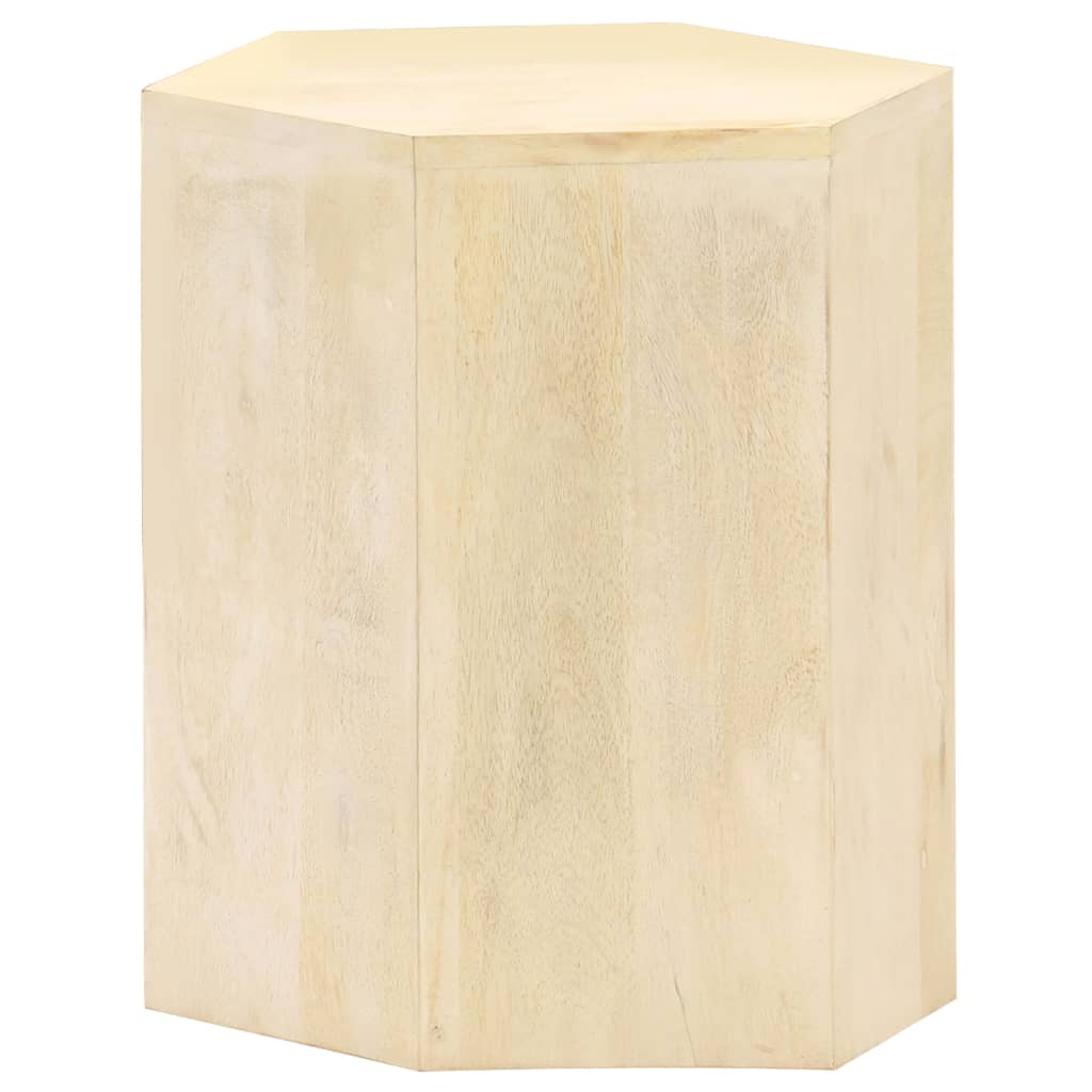 Trio de Tables Basses Hexagonales en bois de manguier – photo 13