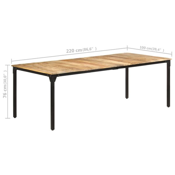 220 x 100 x 76 cm