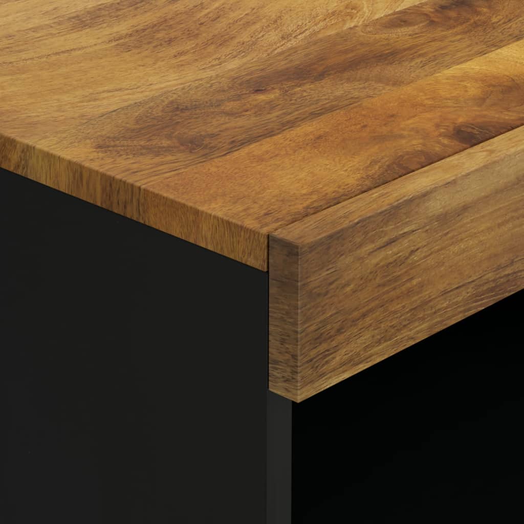 Étagère Étroite Finition Miel en bois de manguier – photo 8