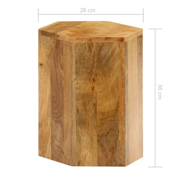 Trio de Tables Basses Hexagonales en bois de manguier – photo 17