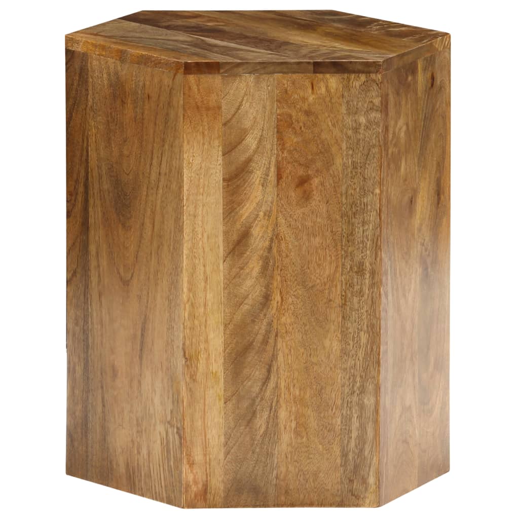 Trio de Tables Basses Hexagonales en bois de manguier – photo 10