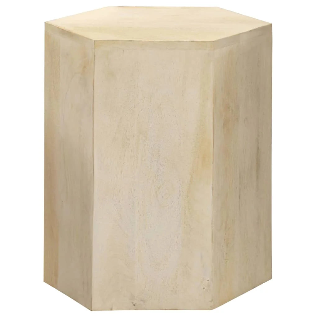 Trio de Tables Basses Hexagonales en bois de manguier – photo 12