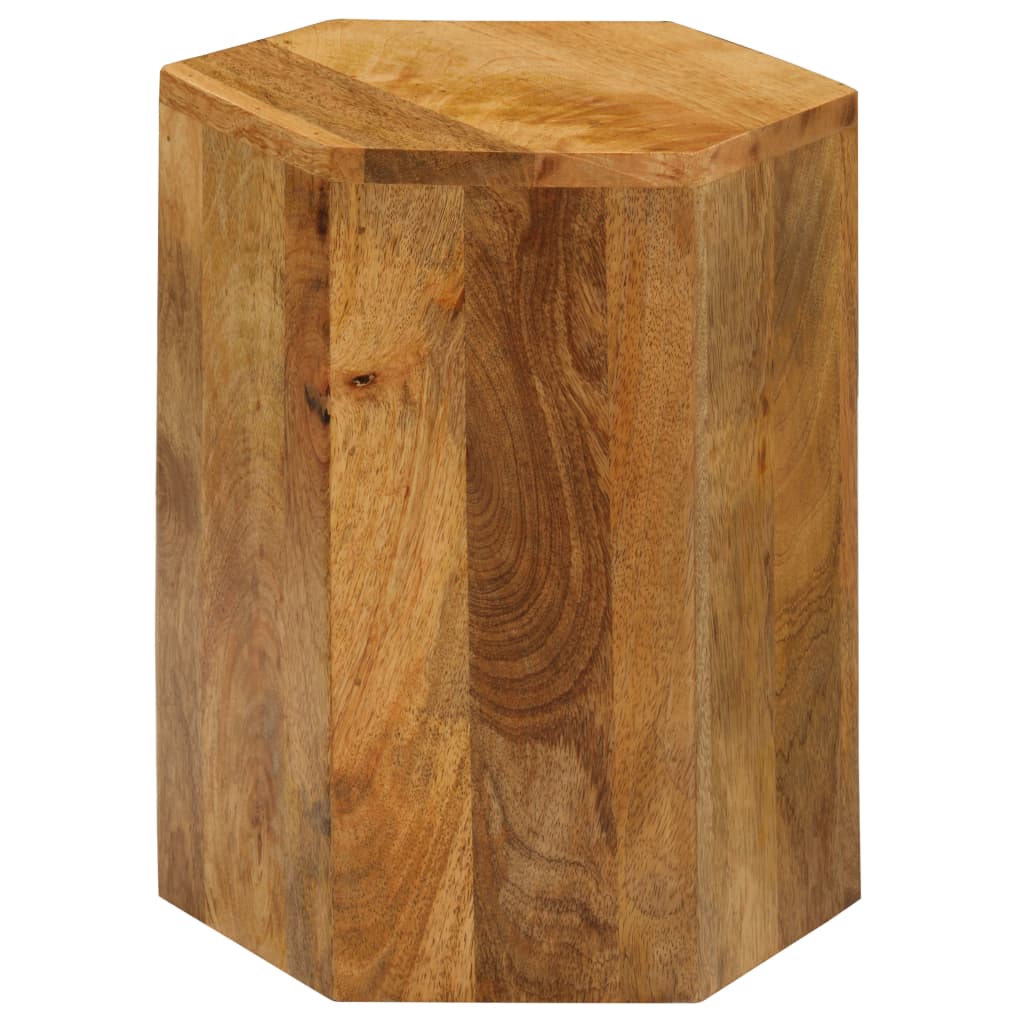 Trio de Tables Basses Hexagonales en bois de manguier – photo 15